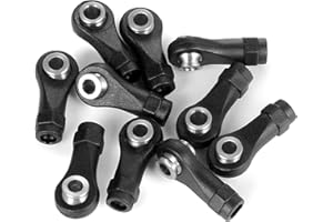 Zolikar RC M2.5 Plastic Tied Rod Ends Link Ball Joint Head Kit 10Pcs for TRX4M Upgrades 1/18 Scale RC Crawler Car