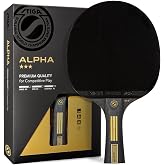 STIGA Bullet Ping Pong Paddle &ndash; 5-ply Extra Light Blade &ndash; 2mm Premium Sponge &ndash; Flared Handle for Masterful Grip &ndash; Performance Table Tennis Racket for Competitive Play