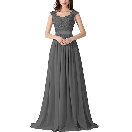dark grey evening dresses