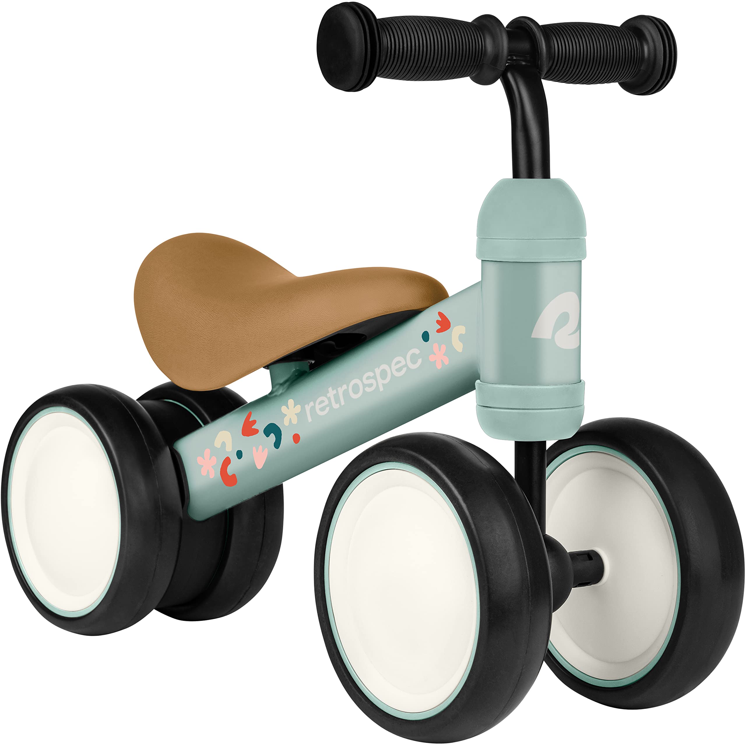 Photo 1 of Retrospec Cricket Baby Walker Balance Bike with 4 Wheels for Ages 12-24 Months - Baby Toys & Toddler Toys for 1 Year Olds - Ride On Bicycle - Boys & Girls