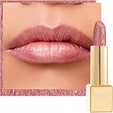 Oulac Metallic Shine Glitter Lipstick Pink 4.3 g Vegan Cruelty-Free