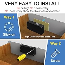 Anweller Smart Cabinet Lock, Hidden No Drill