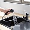 Grifo-Cocina-Negro-Extraible-CECIPA-Grifo-de-Cocina-con-Ducha-Extensible-de-2-Modos-de-Spray-Grifos-para-fregadero