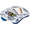 LAPGEAR MyStyle Portable Lap Desk with Cushion - Blue Garden - Fits up to 15.6 Inch Laptops - Style No. 45302