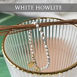Morchic White Howlite Natural Gemstone Adjustable