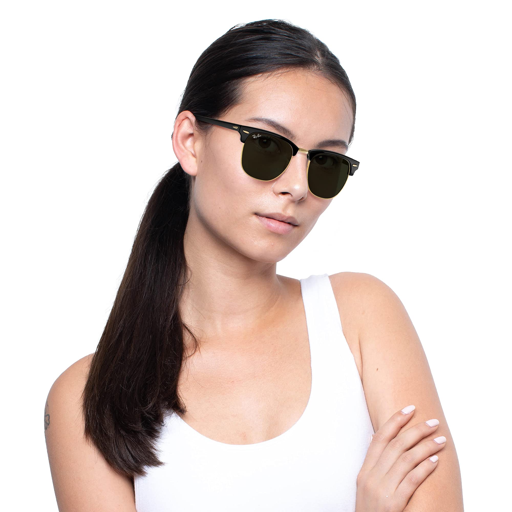 Ray-Ban RB3016 Clubmaster Square Sunglasses