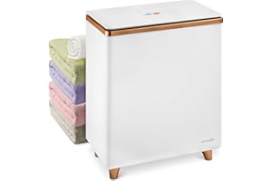 SereneLife Luxury Towel Warmer, Heated Towel Warmers, Gifts for Him & Her, Auto Shut off, Essential Oils Disc Holder, Fits 2 