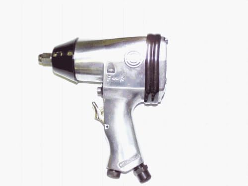 Taylor Pneumatic1/2" Impact Wrench: Belt:3/8" Sq. Dr. 1/2". 90PSI. Torque: 325 ft lb.