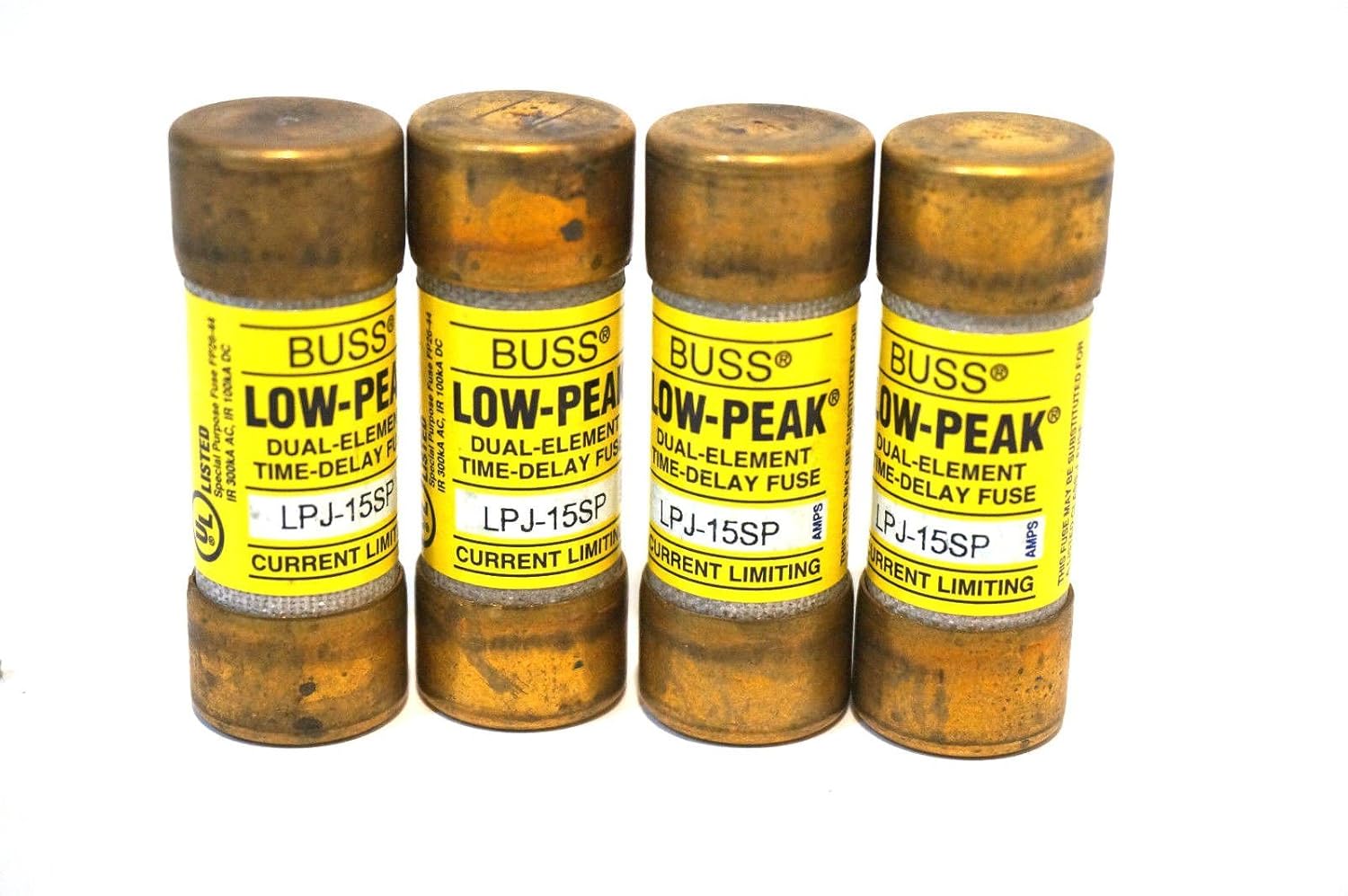 4 NEW COOPER BUSSMANN LPJ15SP FUSES LPJ15SP Industrial