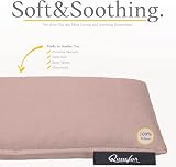 Qomfor Microwavable Wheat Bag Pink 3-Chamber Heat Pad 46x12 cm view 2