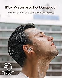 Baseus Bowie MC1 Open Ear Clip-On Earbuds, Adaptive