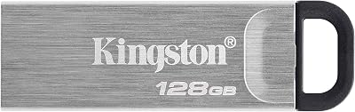 Kingston DataTraveler Kyson USB 3.2 Gen 1 128GB Capless Metal Flash Drive