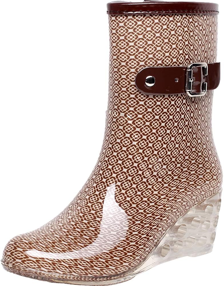 bottes caoutchouc talon