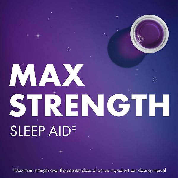 ZZZQUIL, SLEEP AID, NIGHTTIME SLEEP AID LIQUID, 50 MG DIPHENHYDRAMINE HCL, FALL ASLEEP FAST, NON-HABIT FORMING, WARMING BERRY FLAVOR, 12 FL OZ (PACK OF 2)