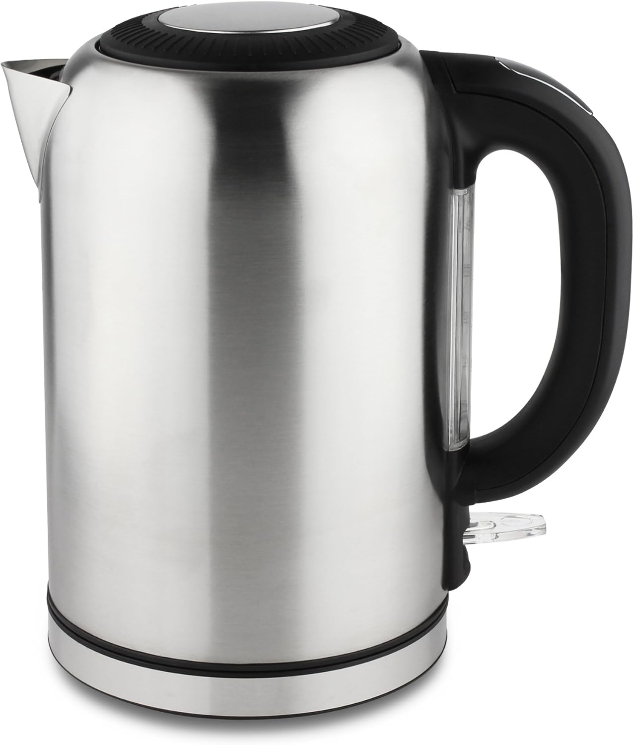 Grunwerg Stainless Steel Easy Pour Cordless Electric Kettle Jug, 1.7
