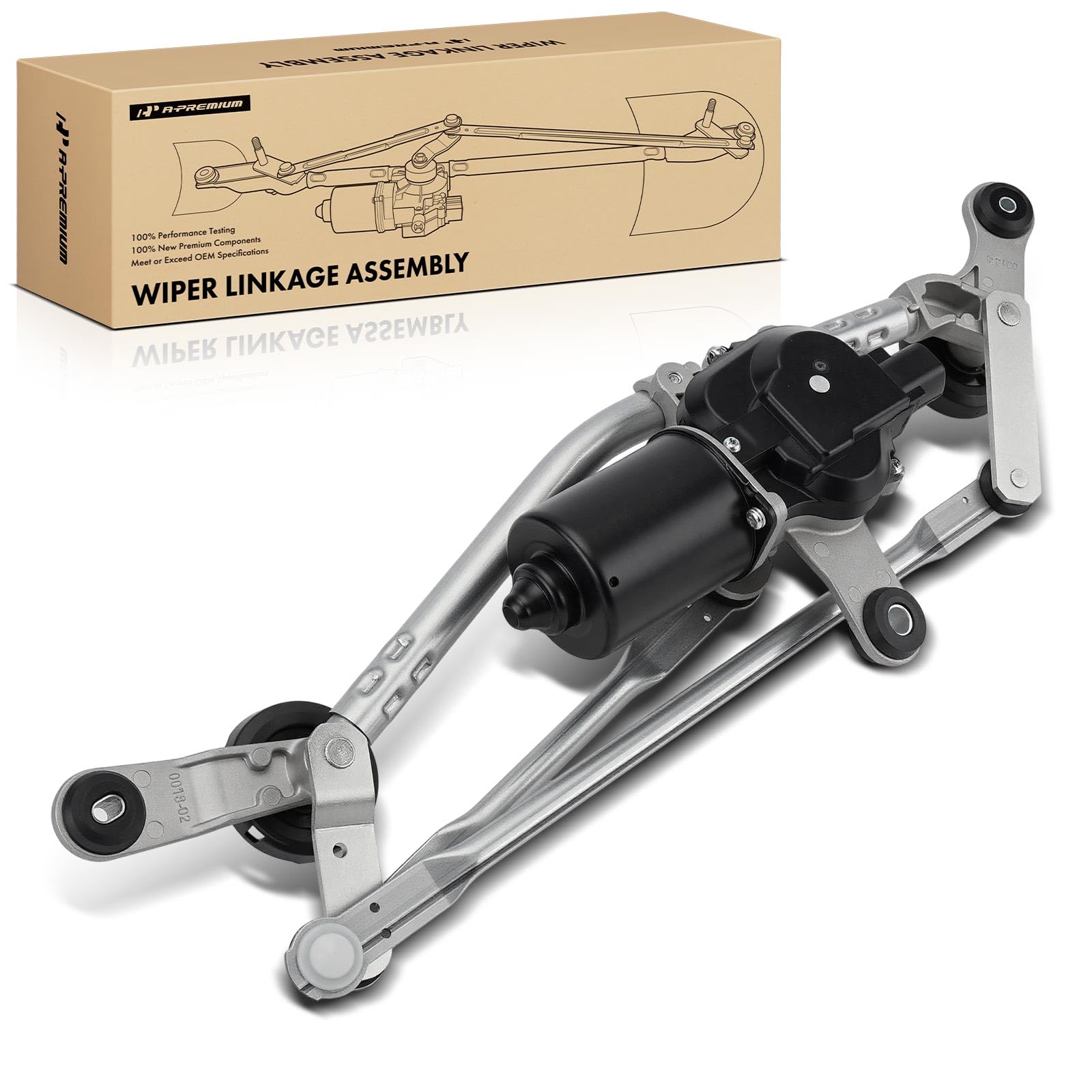 Photo 1 of A-Premium Front Windshield Wiper Motor and Linkage Assembly Compatible with Nissan Versa 2012-2019