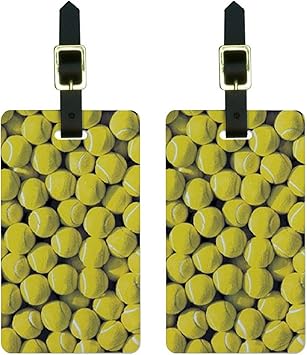tennis luggage tags