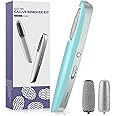 Electric Callus Remover for Feet, Professional Pedicure Kit Foot Scrubber for Dry, Dead, Cracked, Hard Skin, at Home Feet Spa Care Kit for Men & Women (Blue)