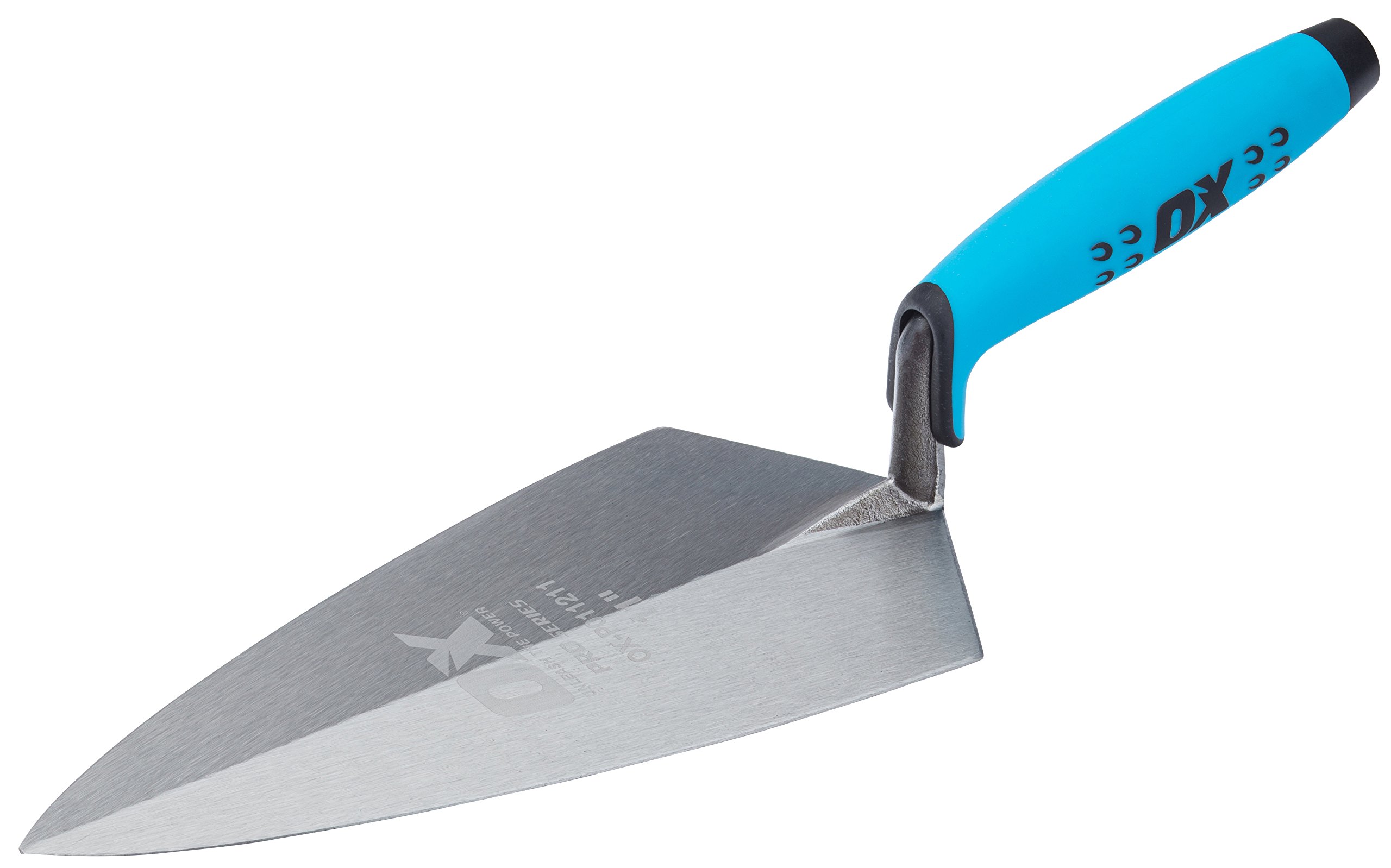 OX Pro Brick Trowel Philadelphia Pattern - 11" / 280mm, Blue