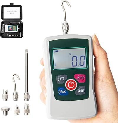 Beslands AMF500N Digital Force Meter Push Pull Tester Dynamometer 500N 50kg