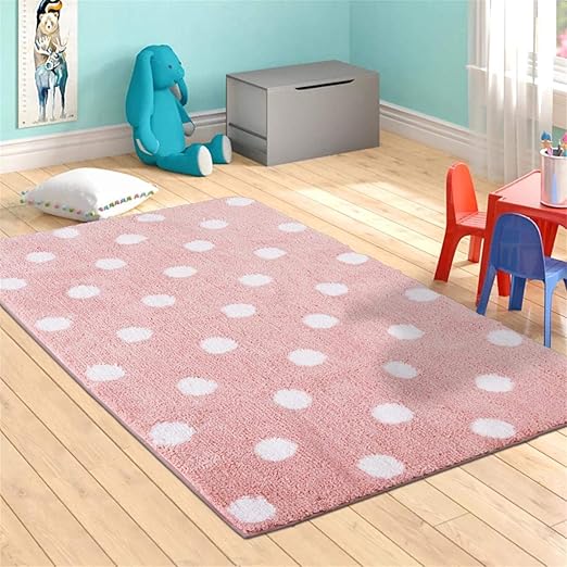 kids polka dot rugs