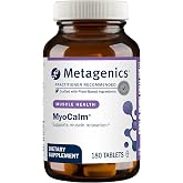 Metagenics MyoCalm Magnesium Citrate Muscle Support, Valerian, 180 Tablets | Calcium, Chelated Magnesium Citrate, Valerian and Passionflower, Supports Muscle Comfort, Non-GMO