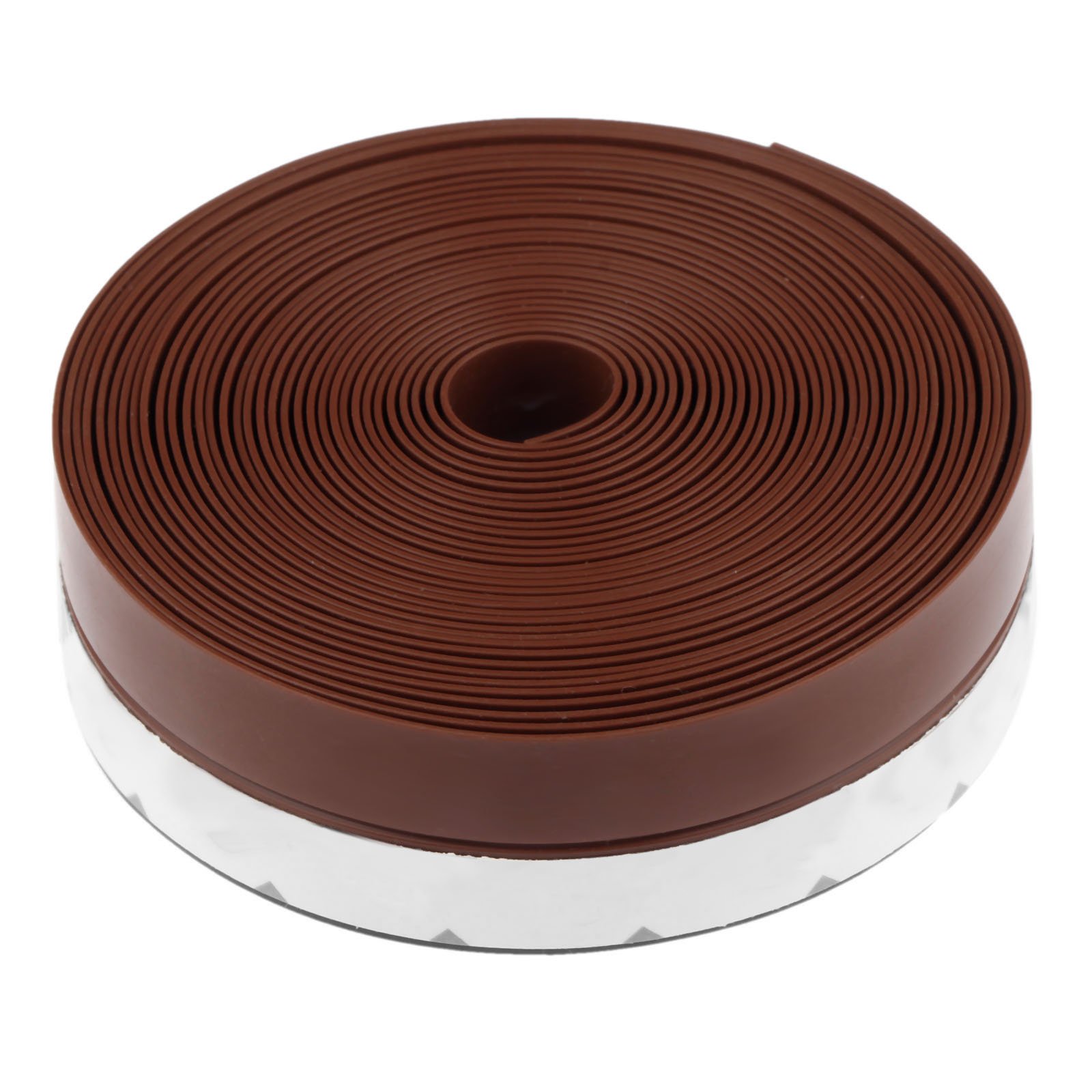 Mtsooning 5M Draft Excluder Strip,Long Draught Silicone Seal Door Strip Bottom Tape,45mm Wide Soundproof Weather,Self-Adhesive Noise Dust Seal for Glass Shower, Window and Door