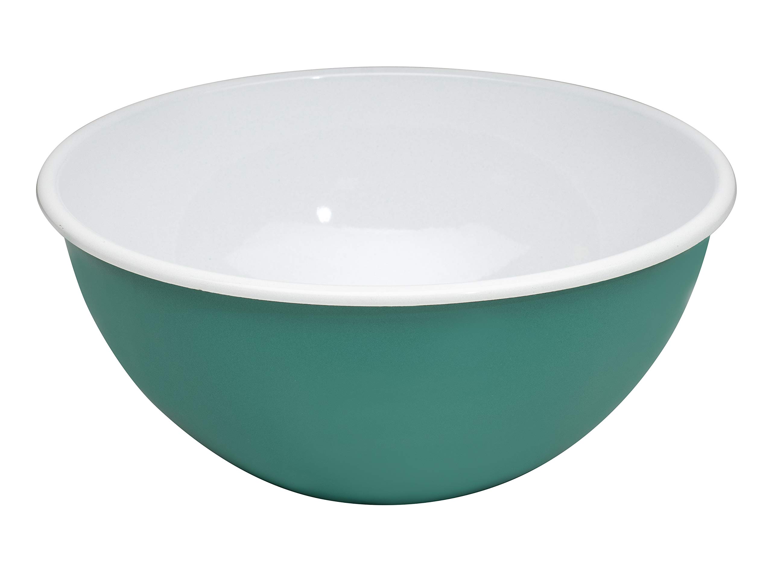 Riess, 0464-111, Bowl 22 cm, Special Edition Nature Green Dark, Enamel, Green, 0.594 kg, 22 cm Diameter, 23.6 x 23.6 x 10.5 cm, Induction