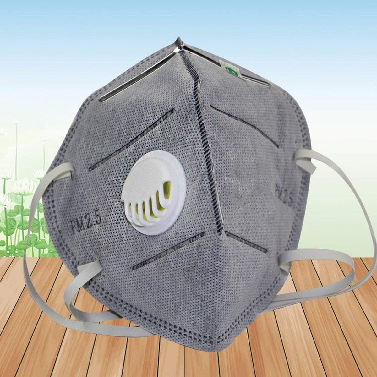 Activated Carbon PM2.5 Anti-Fog and Haze Protective mask 9042V (Headset) Health and Beauty Personal Care Products