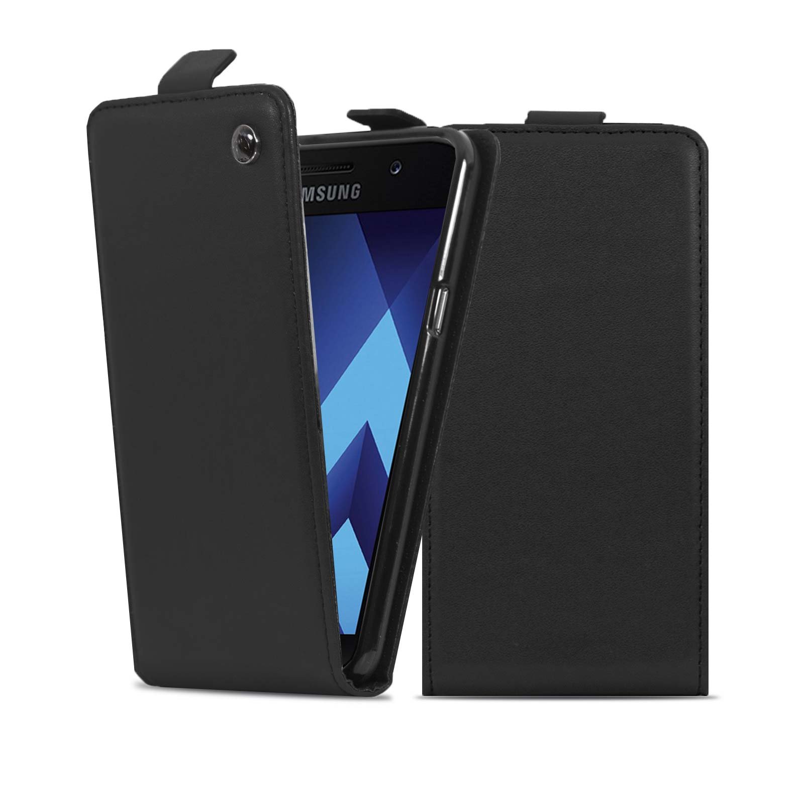 LINCIVIUS  Etui Samsung A5 2017, Housse Samsung Galaxy A5 2017 Coque Protection Intégrale Rabat Portefeuille Aimant [30 Jours Satisfait Ou Remboursé]