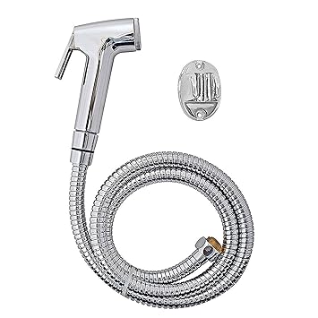 SBD Safari ABS Plastic Health Faucet Gun with Flexible Stainless Steel Hose Tube and PVC