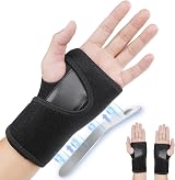 ACWOO Adjustable Wrist Strap Carpal Tunnel Splint Left Breathable Support