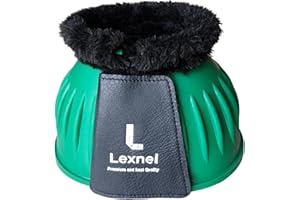 LEXNEL Rubber Bell Boots, Durable Bell Boots for Horse – Superior Hoof Protection and Comfort (1 Pair)