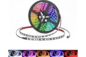 TIPHOPE RGB RV Awning Light,16.4FT RV Camper LED Awning Lights with APP/Remote Control,Music Sync Waterproof 12V RV Exterior Awning Lights for RV Camper Trailer