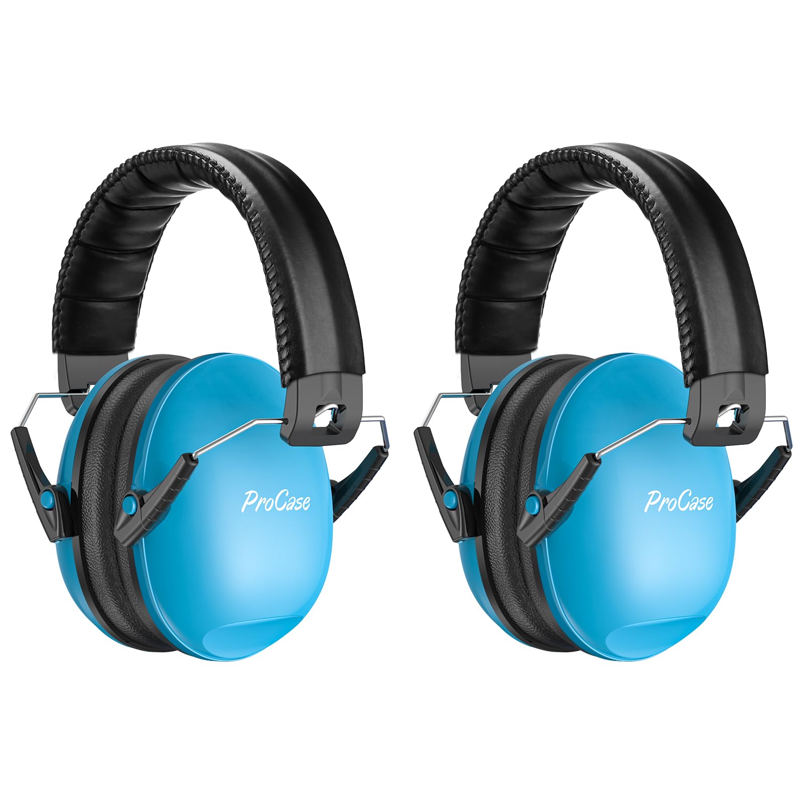 ProCase Ear Defenders Children, SNR 27dB Noise Cancelling Headphones for Kids Toddler, Kids Ear Defenders for Autism, Hearing Protection for Airplane Concert Fireworks -2 Pack, Blue