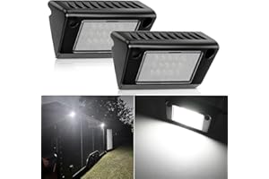 Nilight RV Exterior Light 2PCS 5 Inch Porch Lights White Beam 12V 24V LED Scene Cargo Lighting Black Aluminum Housing for RVs Trailers Travel Campers 5th Wheels Motorhome SUV Truck