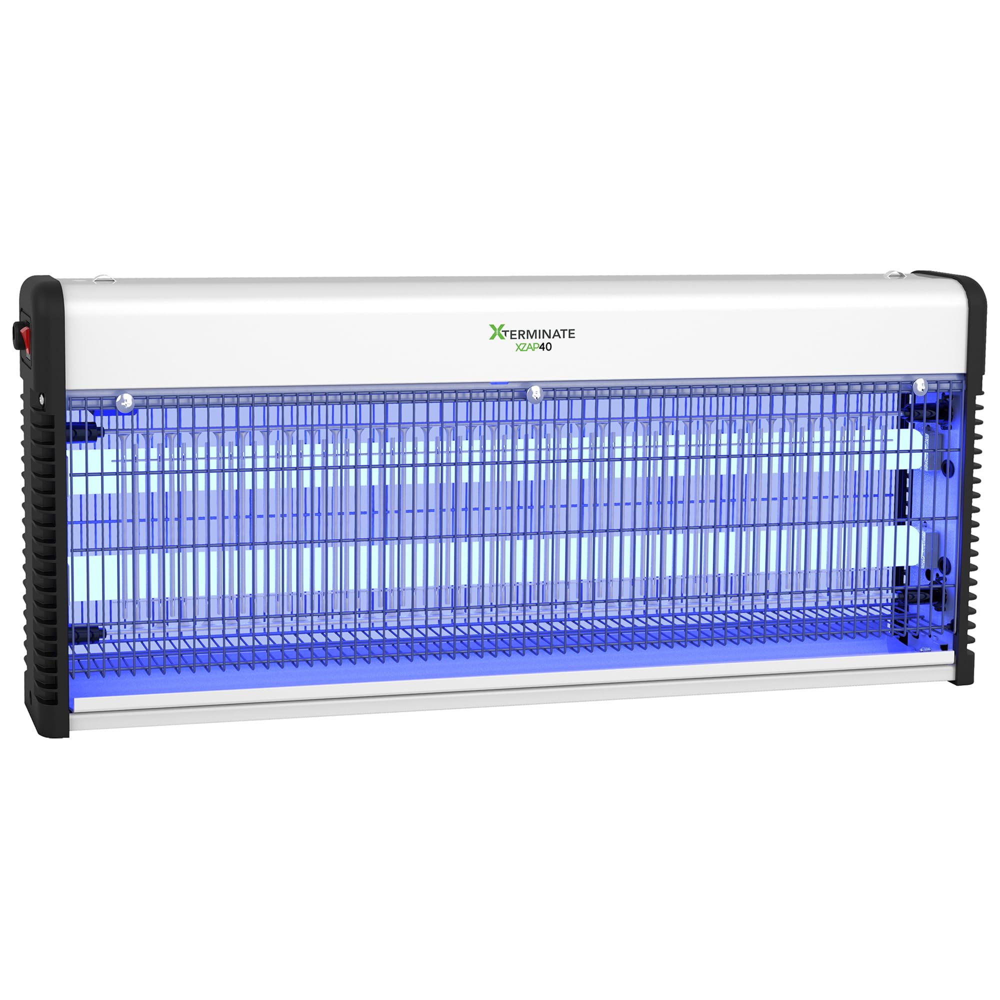Xterminate UV LED Wall Mounted Fly Zapper Killer Unit Electric for Capturing Flies, Moths, Mosquitoes and Flying Insects, for Restaurants, Kitchens, Schools, Cafes (Large)