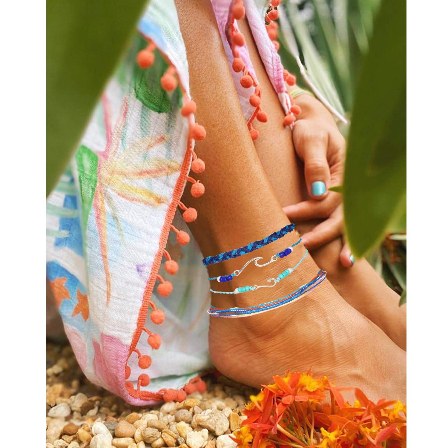 Vsco String Bracelets For Teen Girls Wave Boho Bracelets Surfer