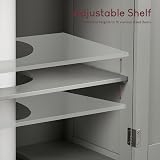 Bath Vida Priano Under Sink Cabinet Grey Oak 60x60x30 cm view 5