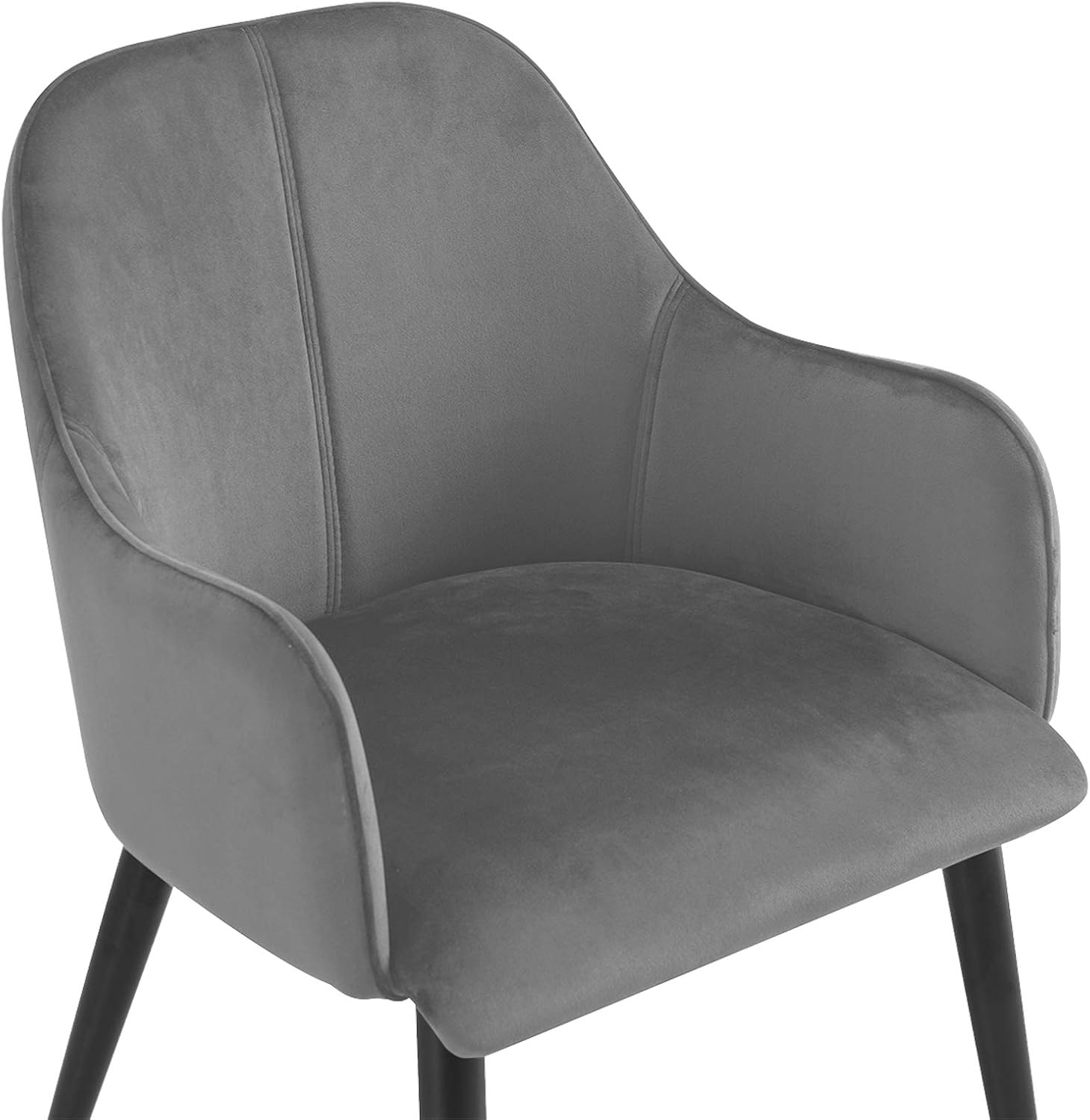 WOLTU 4x Poltroncina/Sedia Imbottita Sala Da Pranzo Girevole A 360 Attesa Moderna In Pu Elegante Con Braccioli Marrone Chiaro 83731640