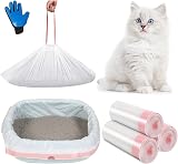 Amalan eu XXL Cat Litter Liners 30 Pack + Grooming Glove 91.5x45cm