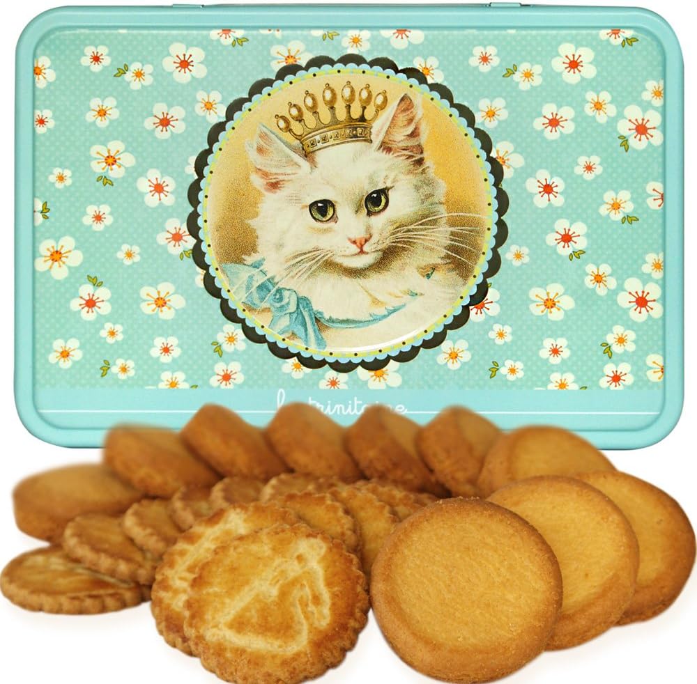 Amazon ラ トリニテーヌ アニマル缶 ネコ ガレット パレット詰め合わせ ラ トリニテーヌ La Trinitaine ビスケット クッキー 通販