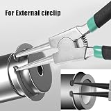 Fleetise 7 Inch Snap Ring Pliers Set 4pcs Internal External Heavy Duty view 6