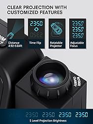 Projection Alarm Clock for Bedroom Ceiling, Digital