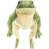 Ice King Bear Plush Giant Frog Stuffed Animal Soft Toy, 22 Inches Large, Green