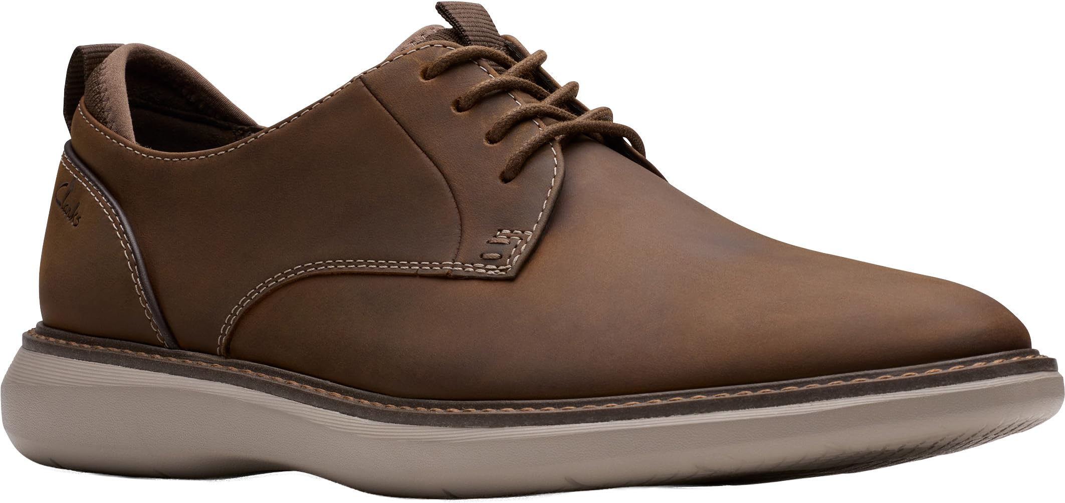 Clarks Men’s Brantin Plain Beeswax Leather 8.5 Medium