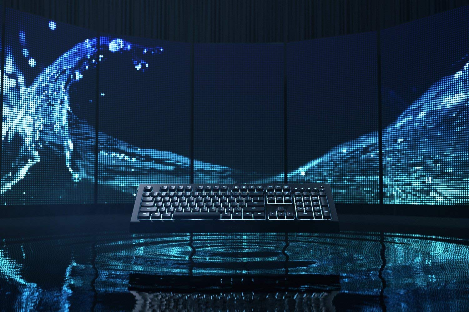 Razer Cynosa V2 Gaming Keyboard: Customizable Chroma RGB Lighting - Individually Backlit Keys - Spill-Resistant Design - Programmable Macro Functionality - Dedicated Media Keys