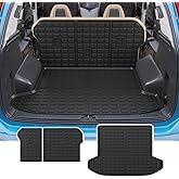 Rongtaod Cargo Mat Compatible with 2023 2024 2025 2026 Kia Sportage Trunk Mat Cargo Mat TPE Cargo Liner Back Seat Cover Protector Sportage Accessories (Backrest Mats+Trunk Mat)