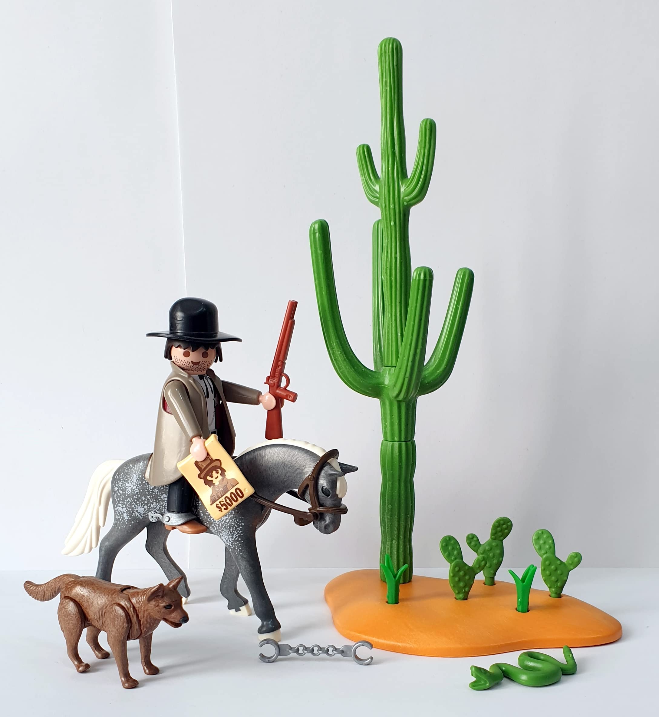 Playmobil 1003 - Sheriff with Horse, Dog, Snake and Accessories (Foil Packaging)