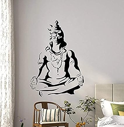 Amazon Com Homedecorstore Shiva Wall Vinyl Decal Indian God